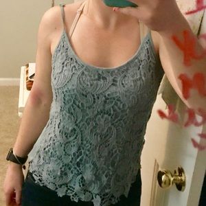Lace tank top